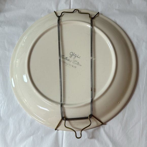 GiGi Collectors Display Plate Retro Home Decor, 1970s Country Farmhouse, rare - Picture 2 of 7